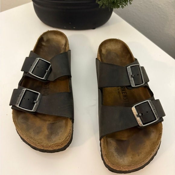 Birkenstock 😍Charcoal Double Strap Sandals - Picture 2 of 6